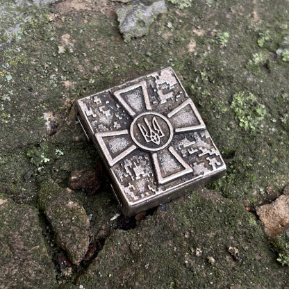 Молле кліпса з логотипом сухопутних військ ЗСУ