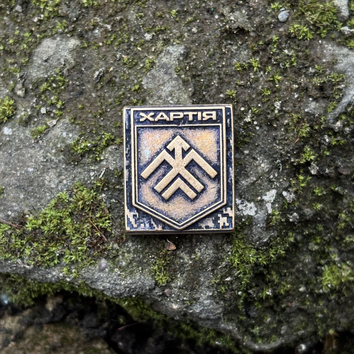 Молле кліпса з емблемою 13-ї бригади оперативного призначення НГУ Хартія