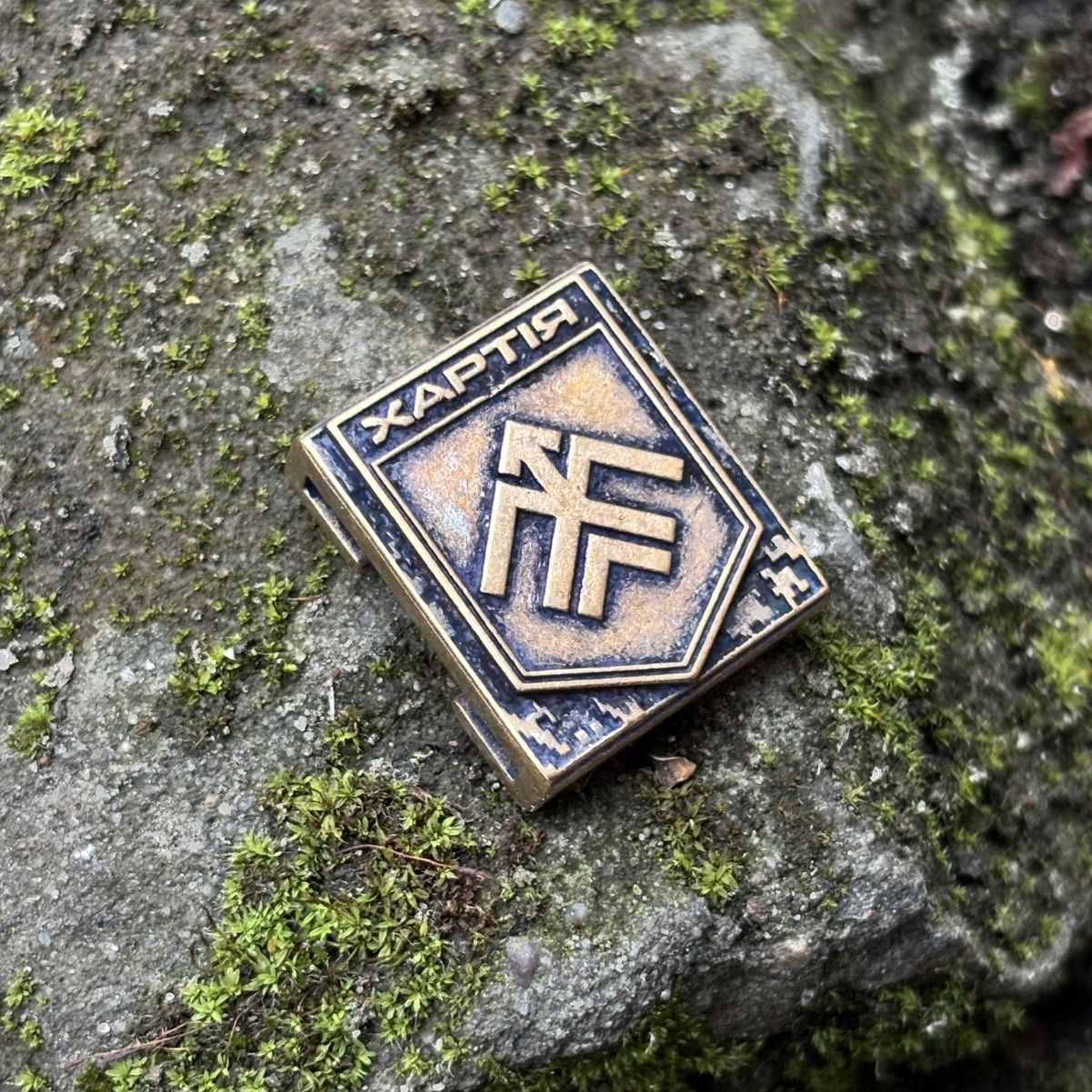 Молле кліпса з емблемою 13-ї бригади оперативного призначення НГУ Хартія