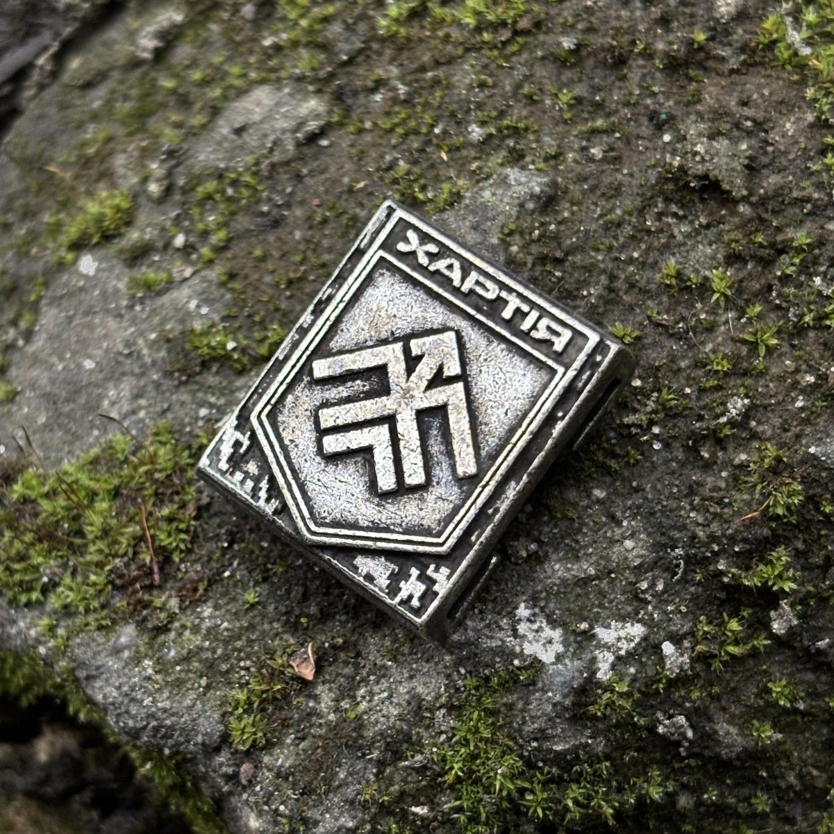 Молле кліпса з емблемою 13-ї бригади оперативного призначення НГУ Хартія