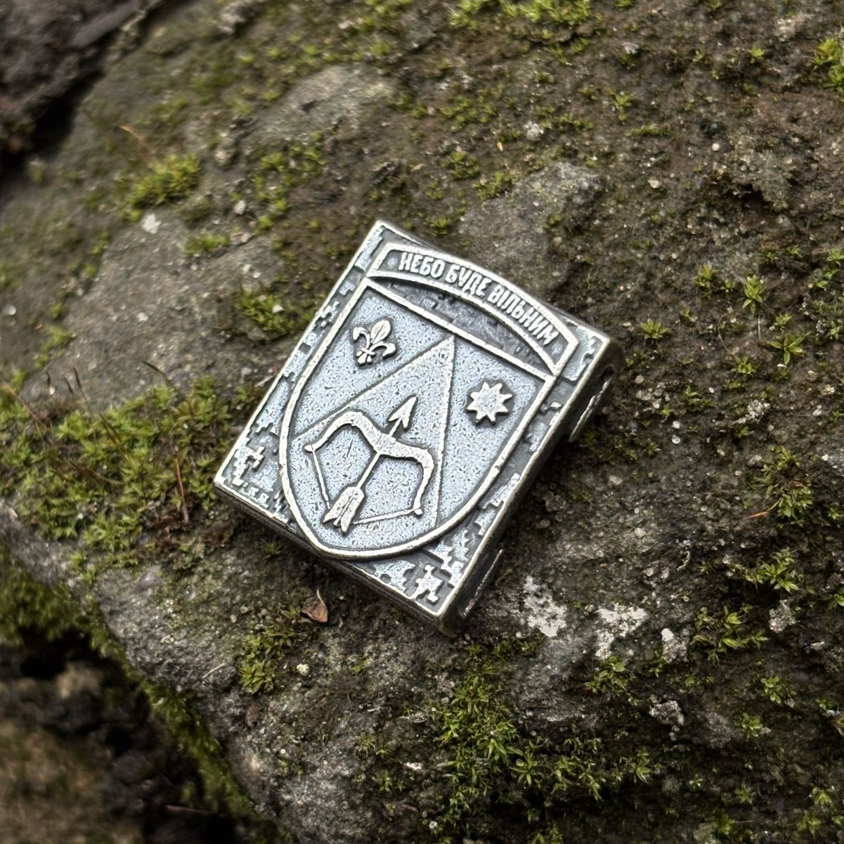 Молле кліпса з емблемою 208 зенітної ракетної бригади