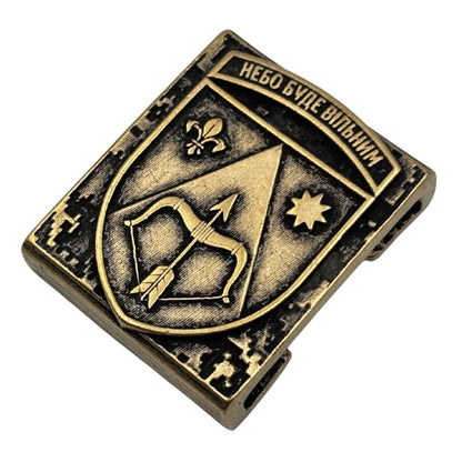 Молле кліпса з емблемою 208 зенітної ракетної бригади