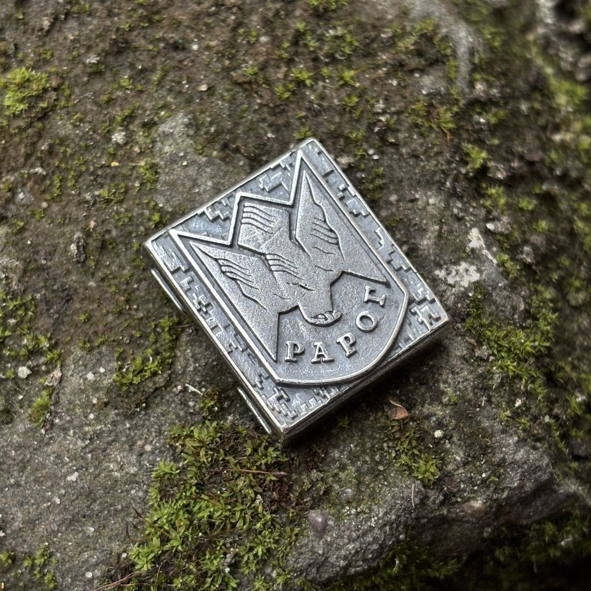 Молле кліпса Рарог з бронзи