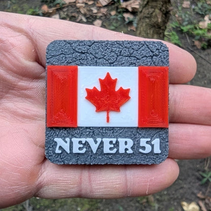 Магніт Канада Never 51