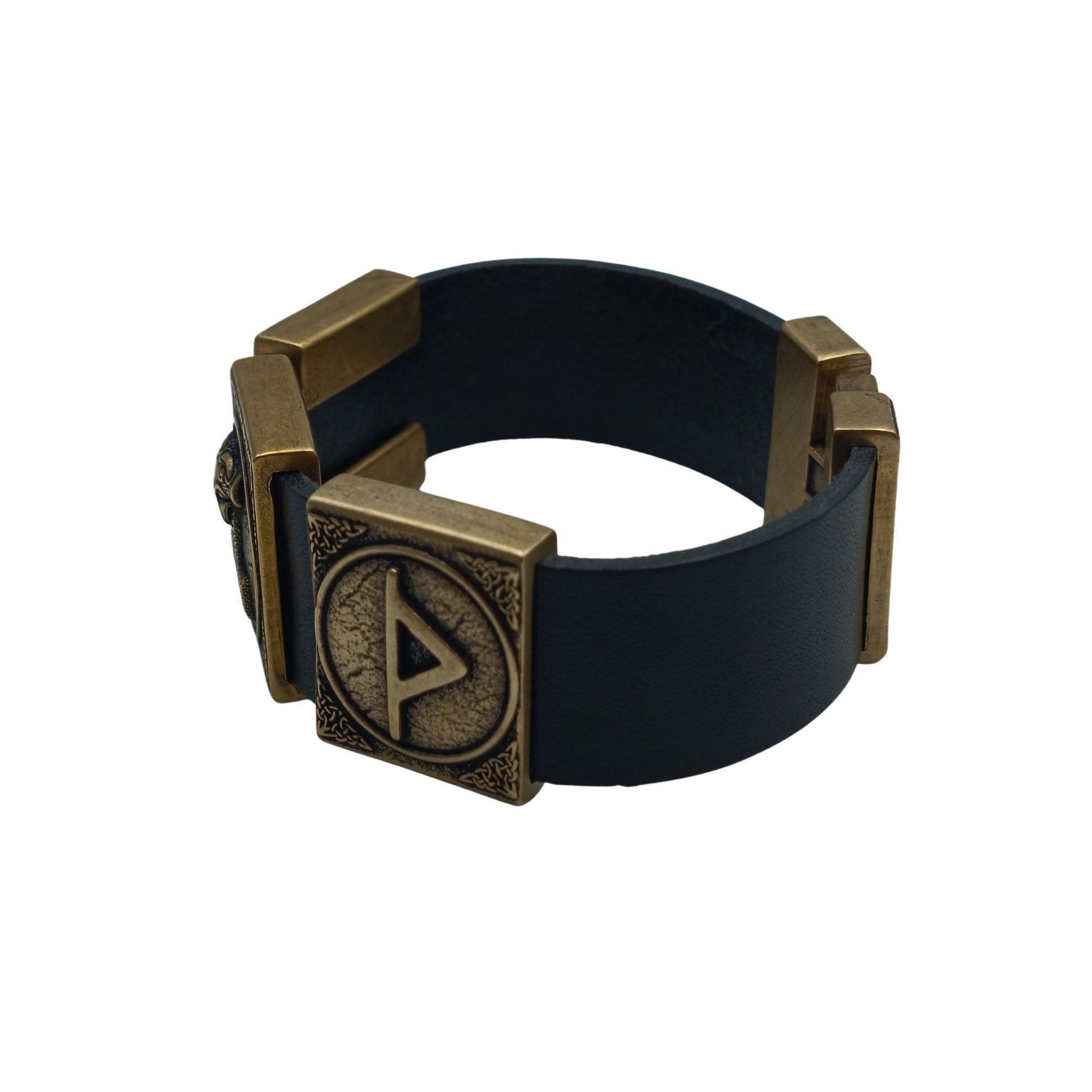 Шкіряний браслет Мйольнір