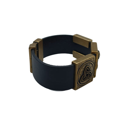 Шкіряний браслет Мйольнір