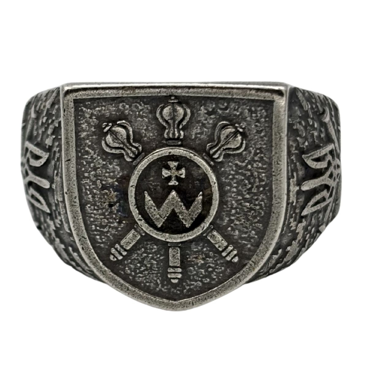 Перстень Третій механізований батальйон Президентський полк 16 мм Посріблення