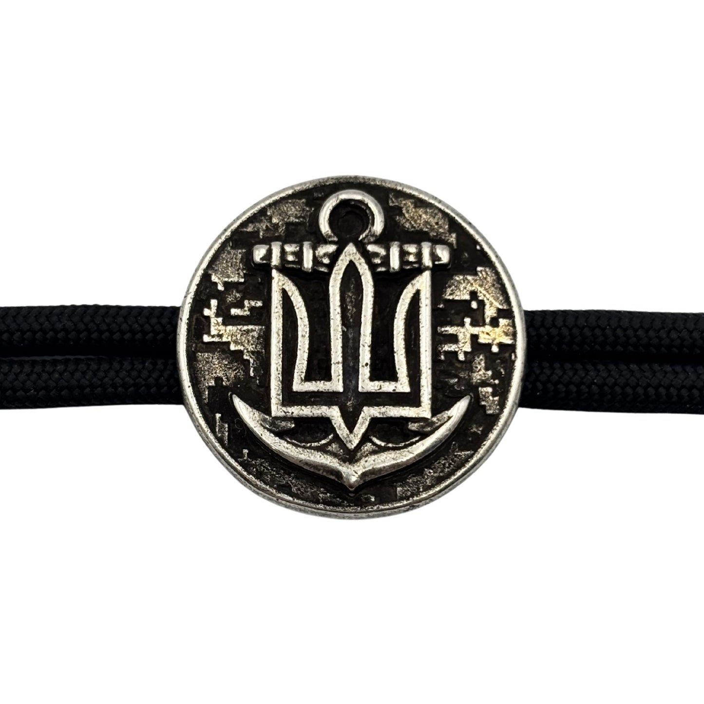 ВМС ЗСУ намистина для паракорду з бронзи