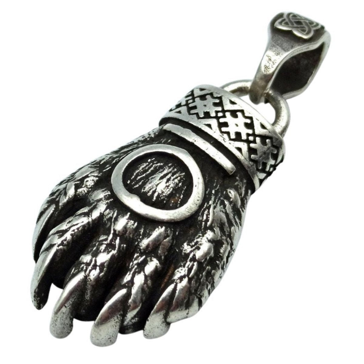 Підвіска Лапа ведмедя Посріблення