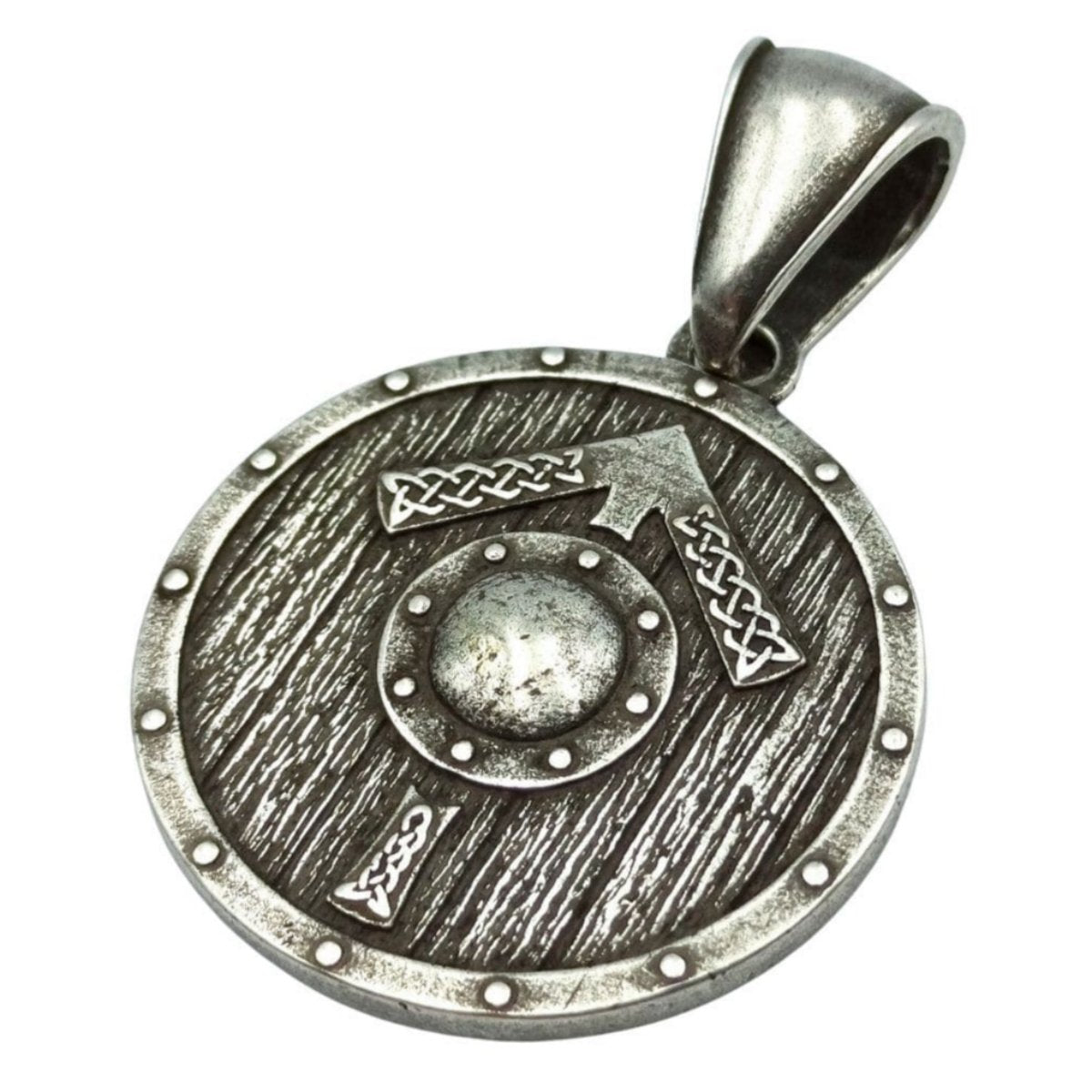 Рунний кулон з символом Тира Посріблення