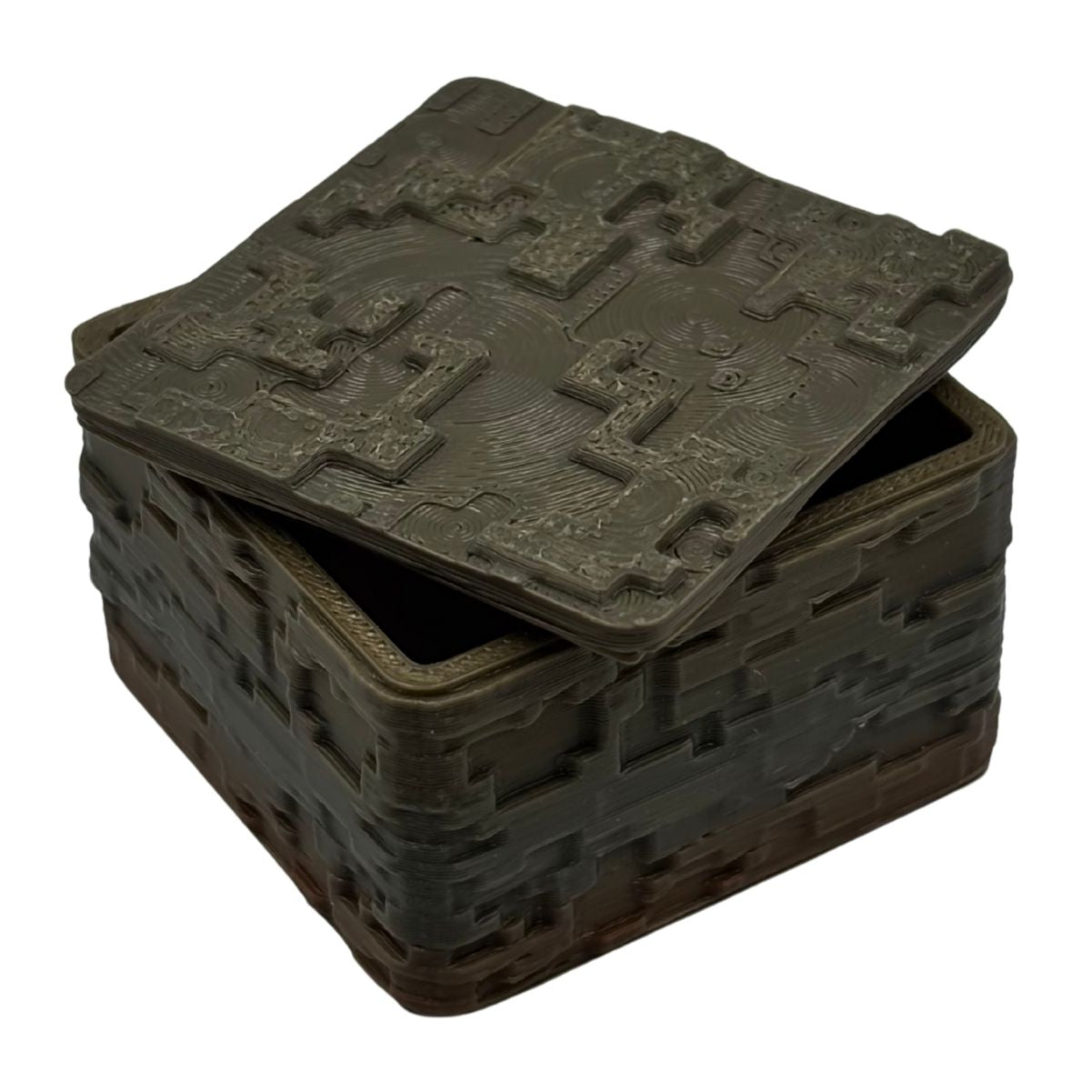 Подарункова коробка з Пікселем Темно-зелений