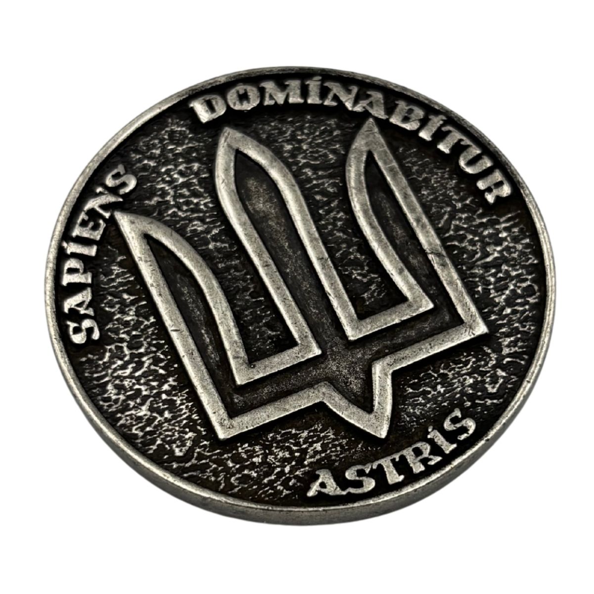 Бронзовий коїн з емблемою Воєнна Розвідка України