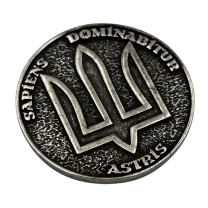 Бронзовий коїн з емблемою Воєнна Розвідка України