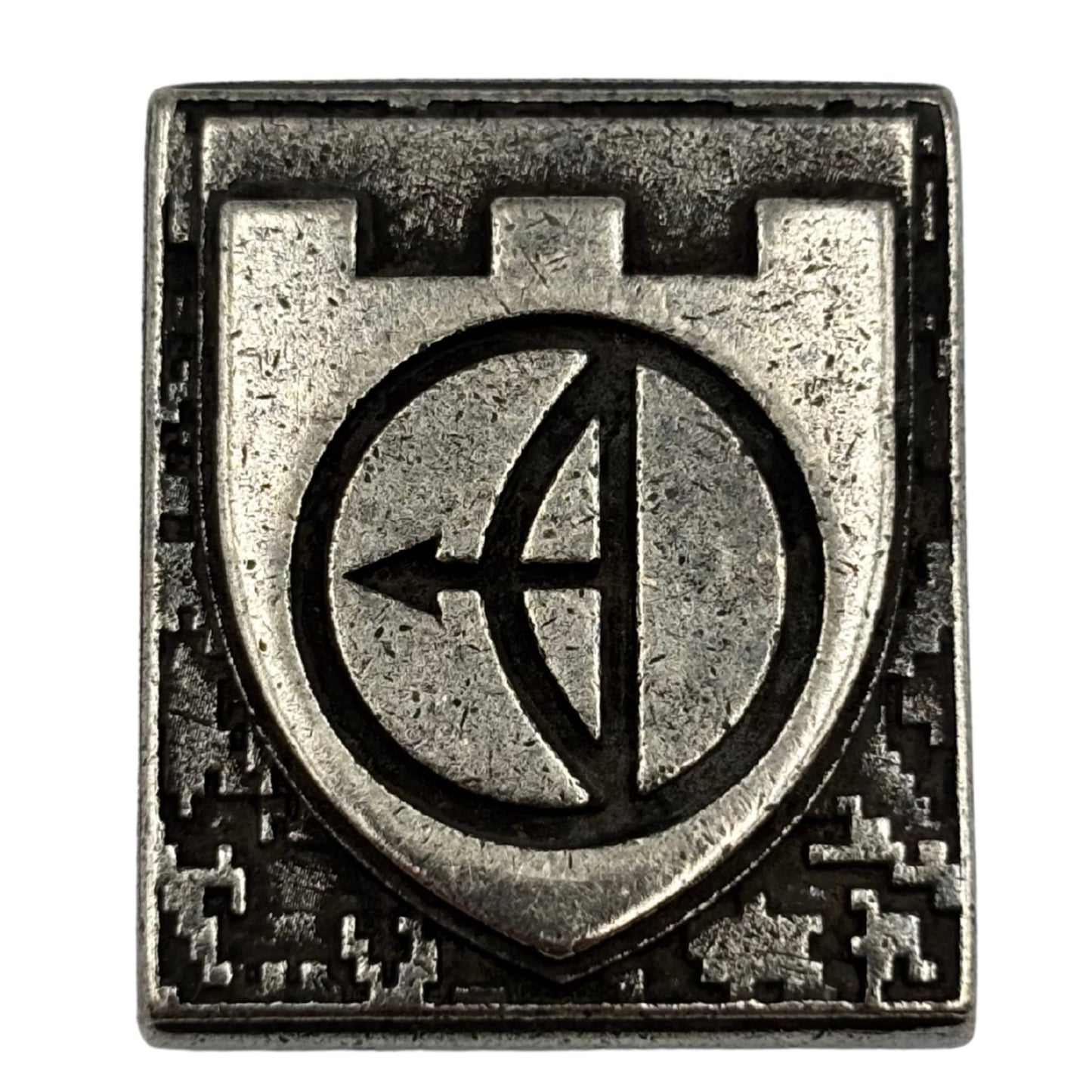 112 ОБр ТРО Кліпса на систему MOLLE Посріблення