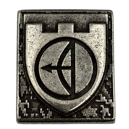 112 ОБр ТРО Кліпса на систему MOLLE Посріблення