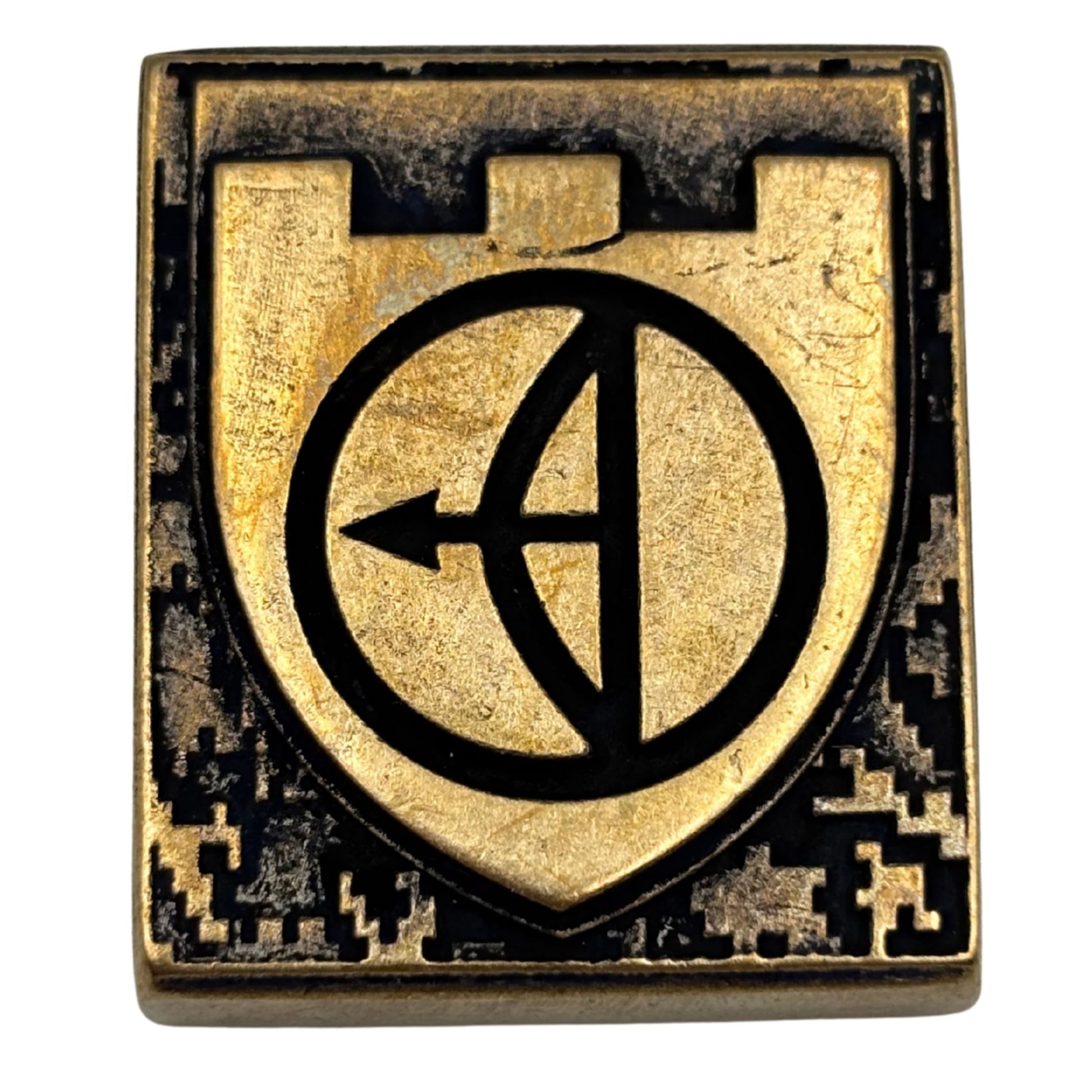 112 ОБр ТРО Кліпса на систему MOLLE Бронза