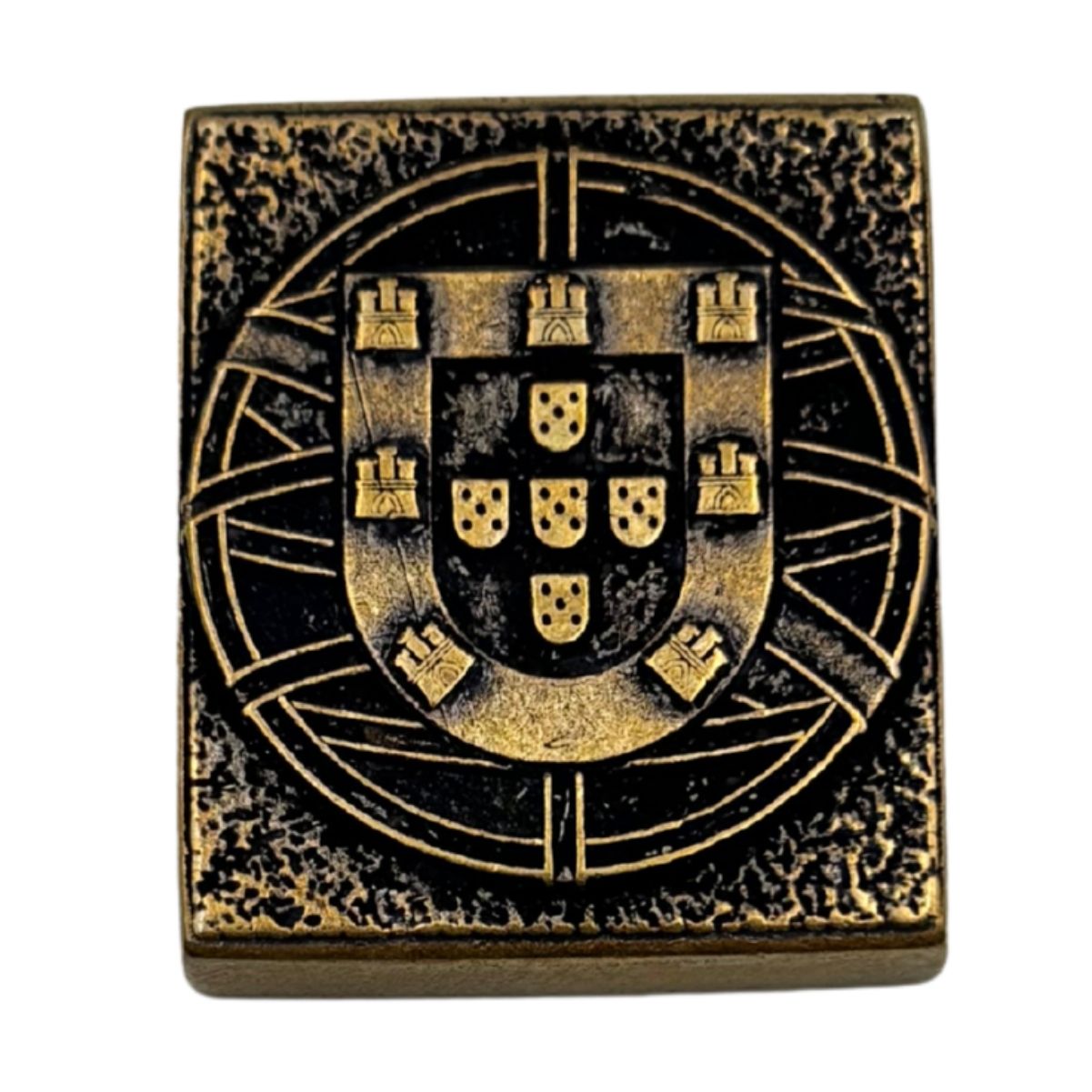 Кліпса на систему MOLLE Прапор Португалії Бронза