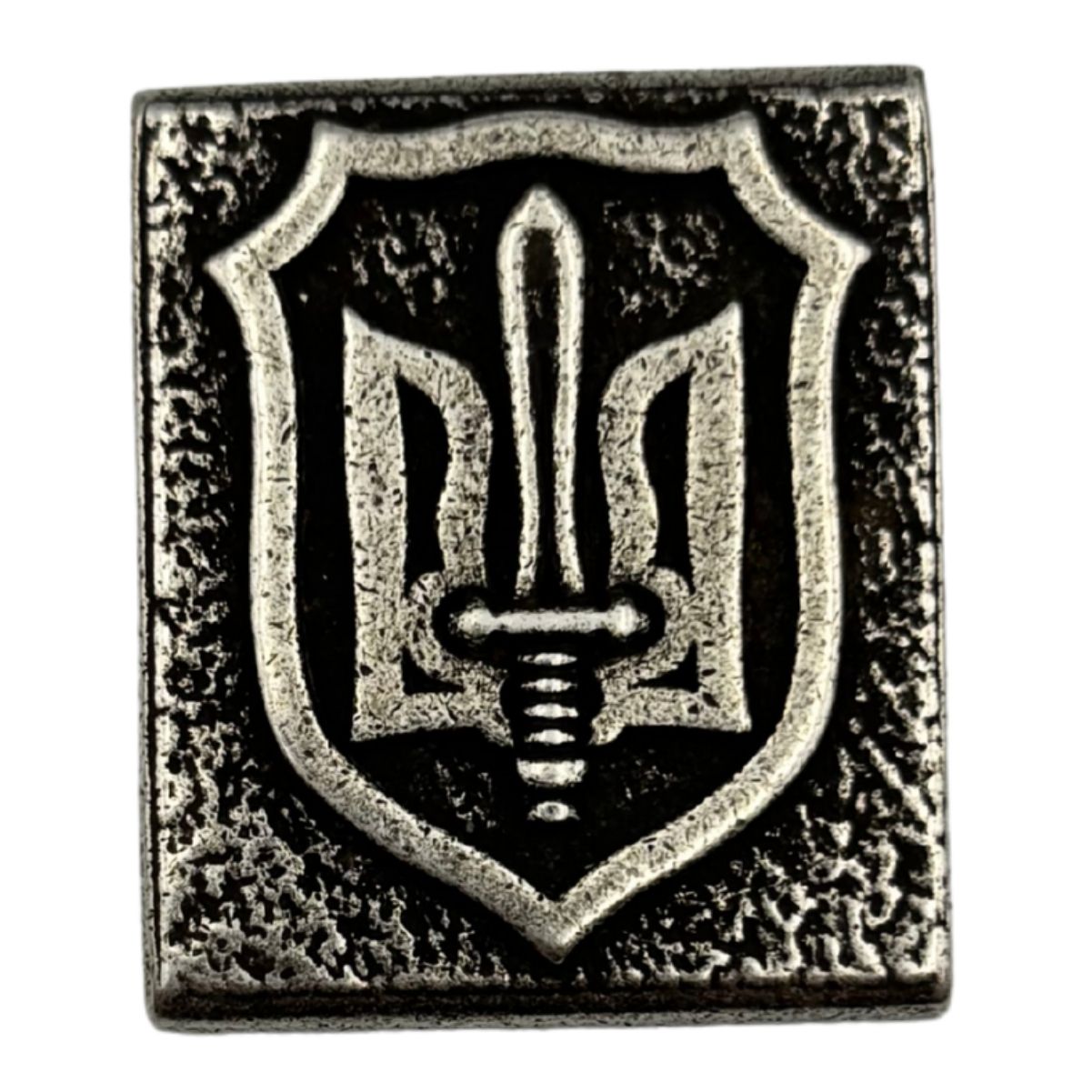 Тризуб ОУН молле кліпса Посріблення