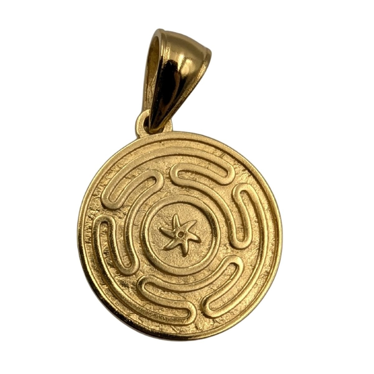 Кулон Колесо Гекати Позолота