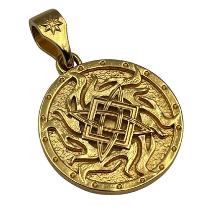 Слов'янська підвіска з символом Сварога