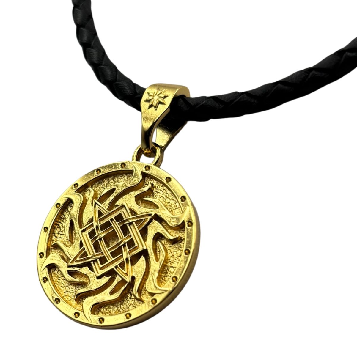 Слов'янська підвіска з символом Сварога