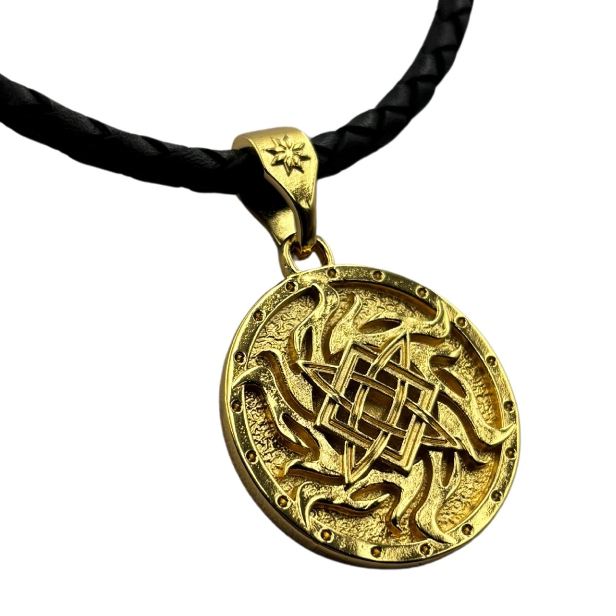 Слов'янська підвіска з символом Сварога