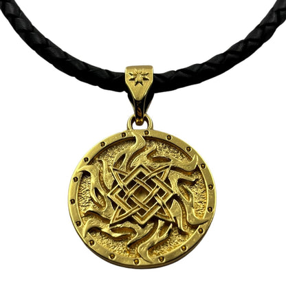 Слов'янська підвіска з символом Сварога