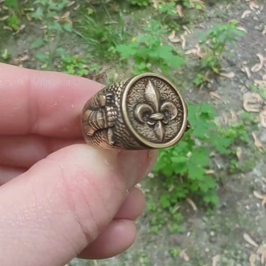 Перстень Fleur de Lys