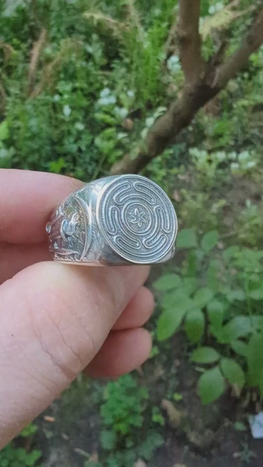 Перстень Колесо Гекати