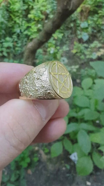 Вікканський перстень з пентаклею