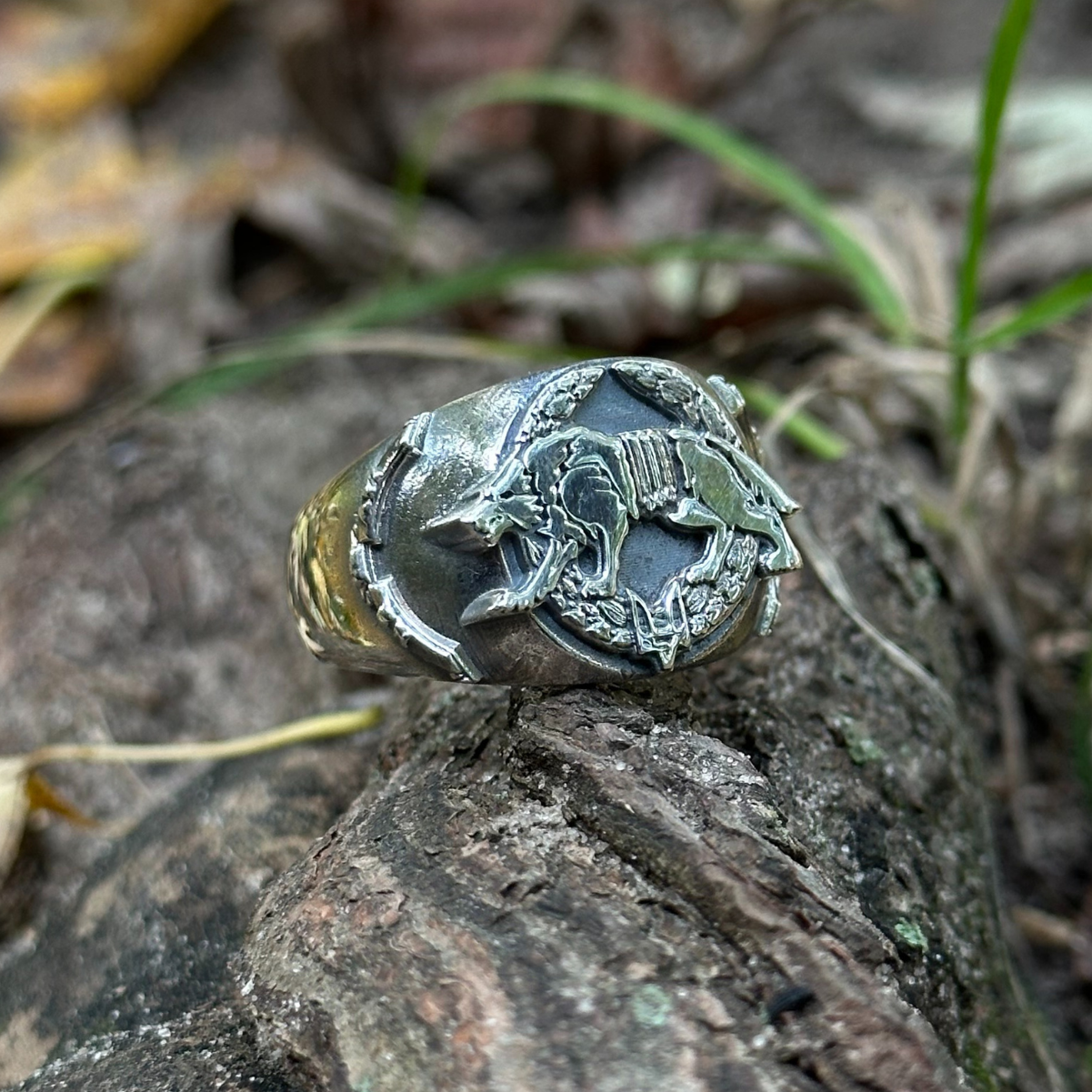 Український армійський перстень з вовком ССО