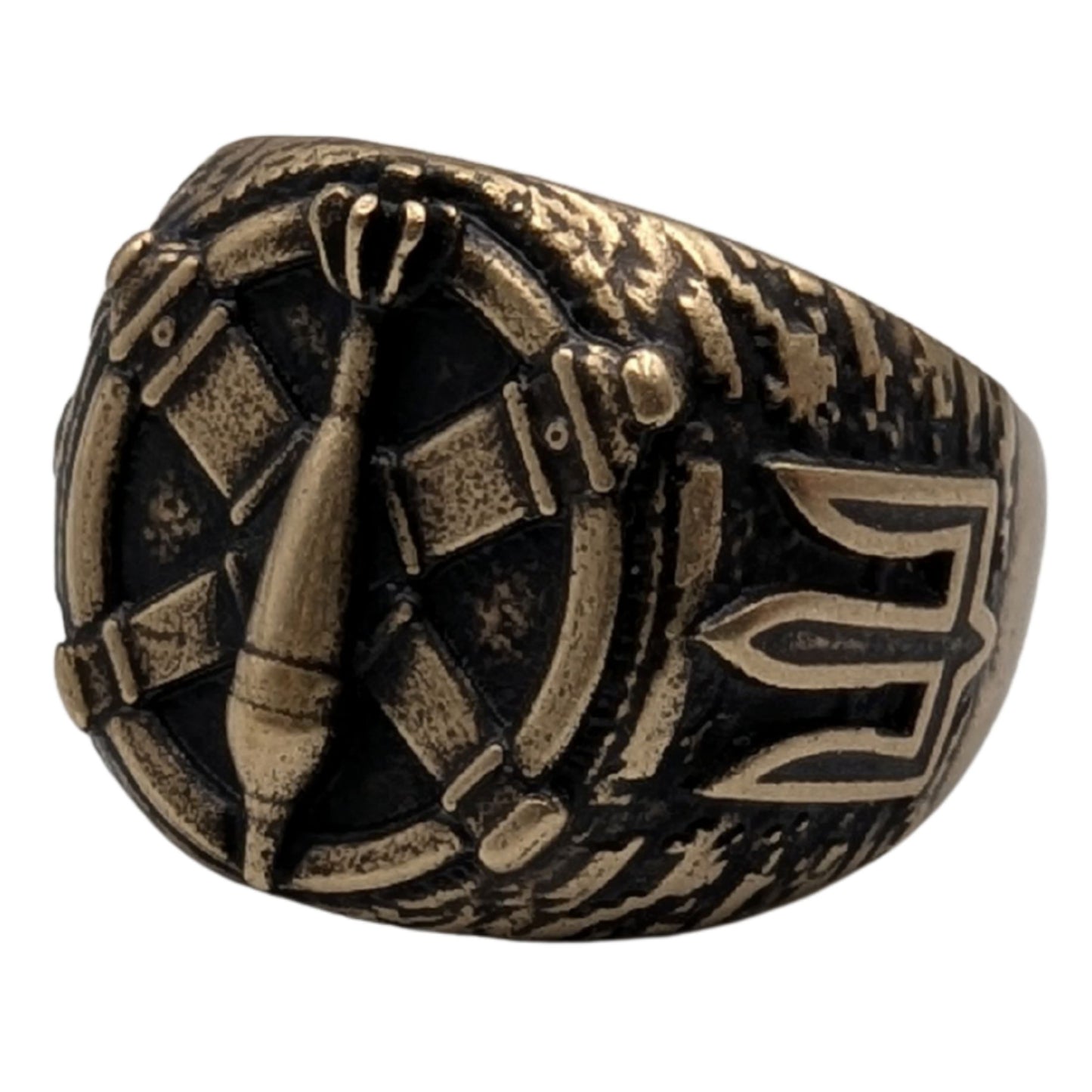 Перстень Мінометники 16 мм Бронза