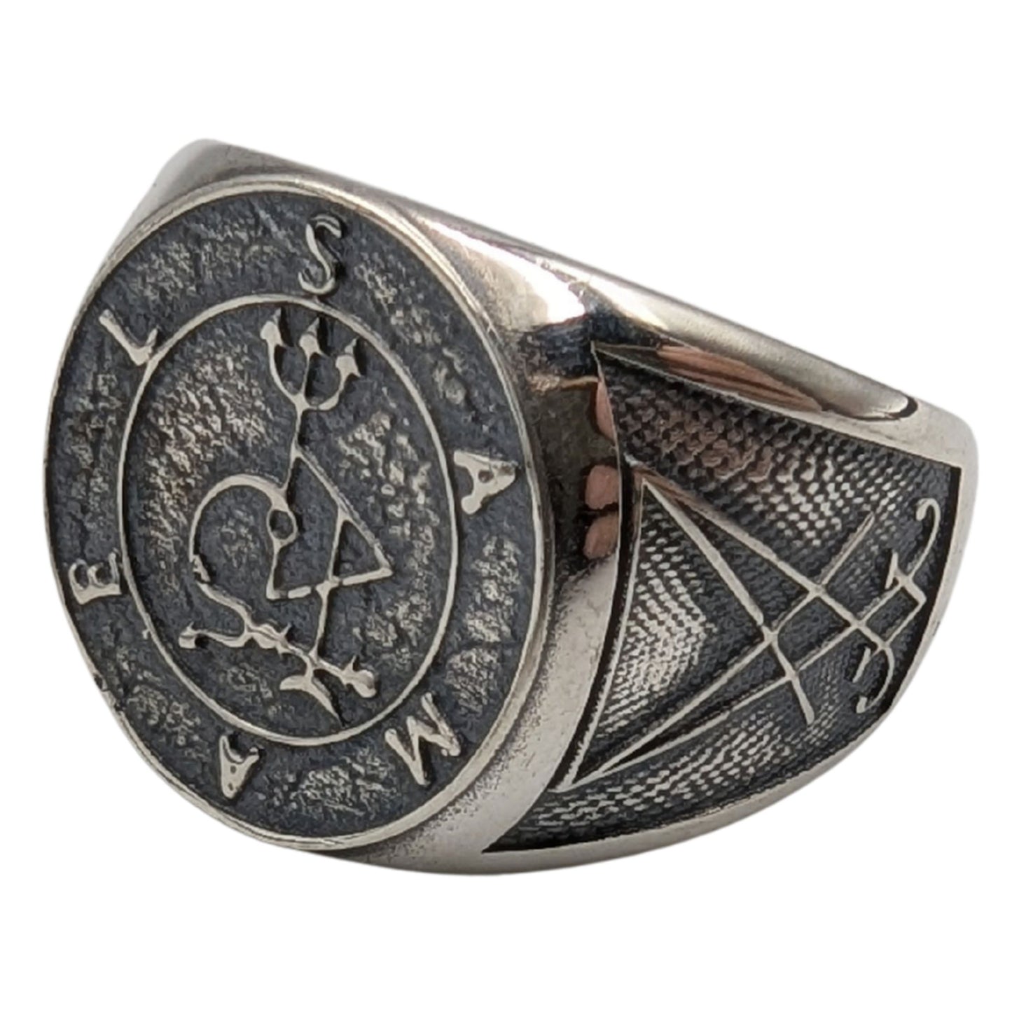 Перстень з сигілою Самаеля Samael 16 мм Срібло 925